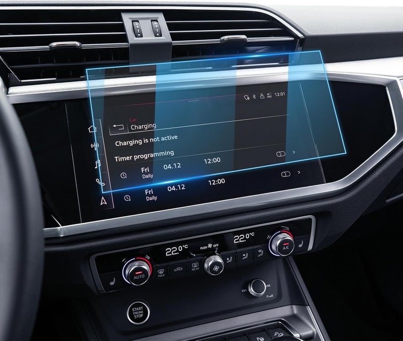 LFOTPP For 2025 Audi Q3 Screen Protector - 2019-2025 Q3 (Premium/Premium S line/Premium Plus/Premium Plus S line) 10.1 inch Touchscreen [ClarityHD+] Anti Fingerprint 9H Glass* - Image 1